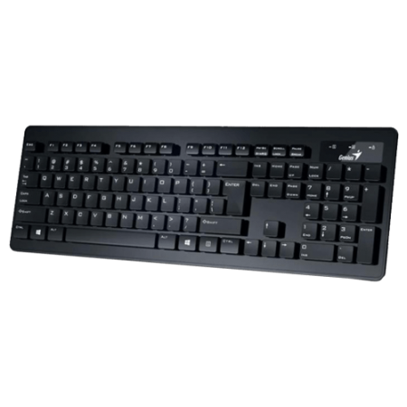 GENIUS SlimStar 126 USB US crna tastatura