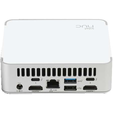 Intel NUC 13 Pro Desk Edition Kit (NUC13VYKi5) Nettop Argent