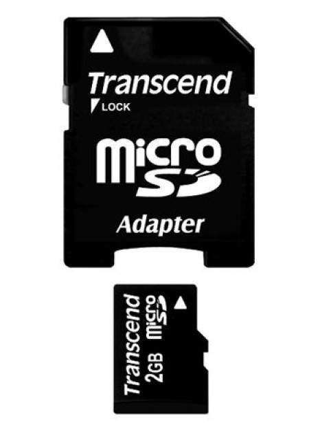 TRANSCEND 2GB + SD adapter TS2GUSD